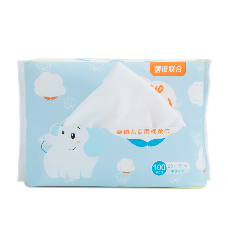 Baby katoenen tissue